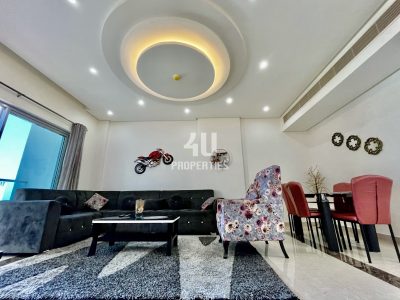 FULLY FURNISHED STUDIO APARTMENT FOR RENT IN JUFFAIR, BEACH VIEW, ONE BEDROOM FLAT